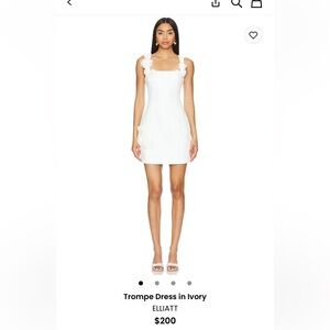 Elliat White Mini Dress